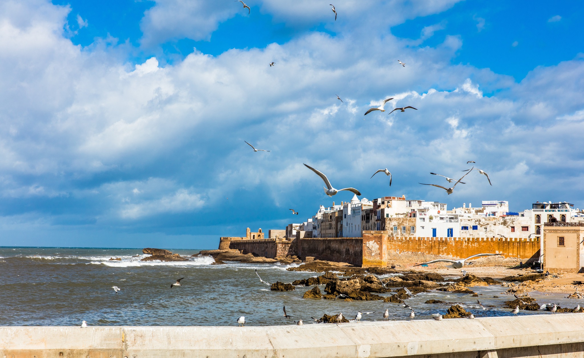 Atlantic coastline near Essaouira, Morocco