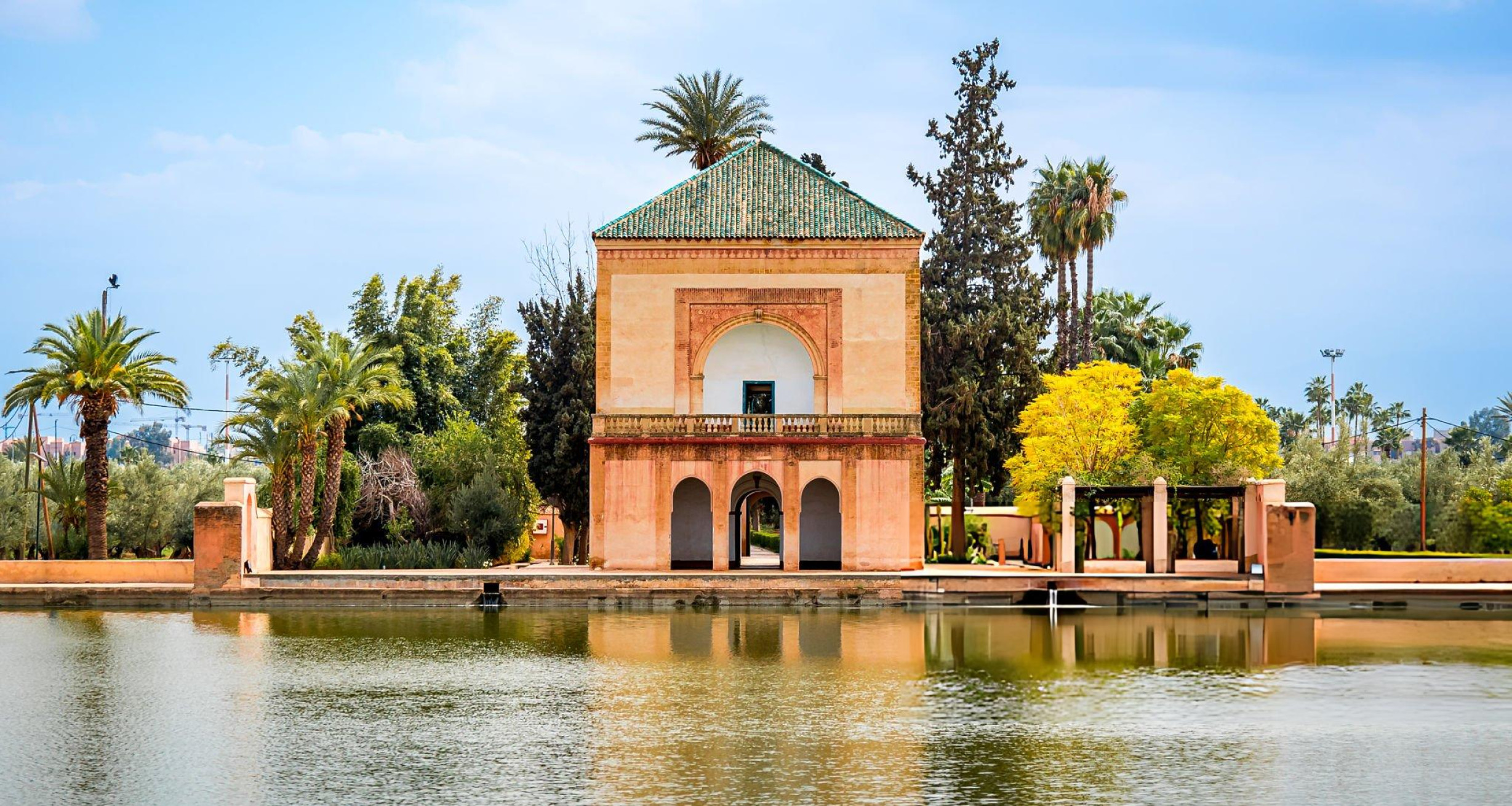 Menara Garden in Marrakech, Morocco
