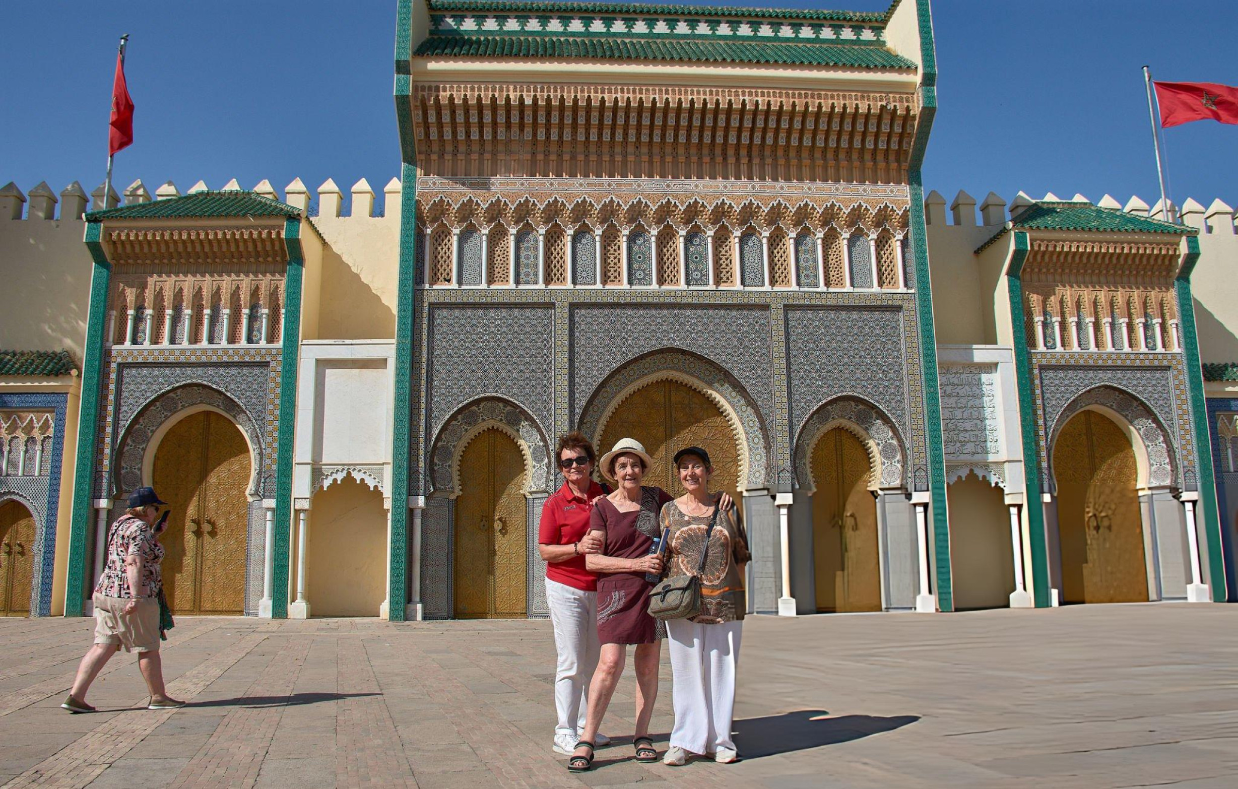 Royal palace in the Jewish neighborhood of Fes