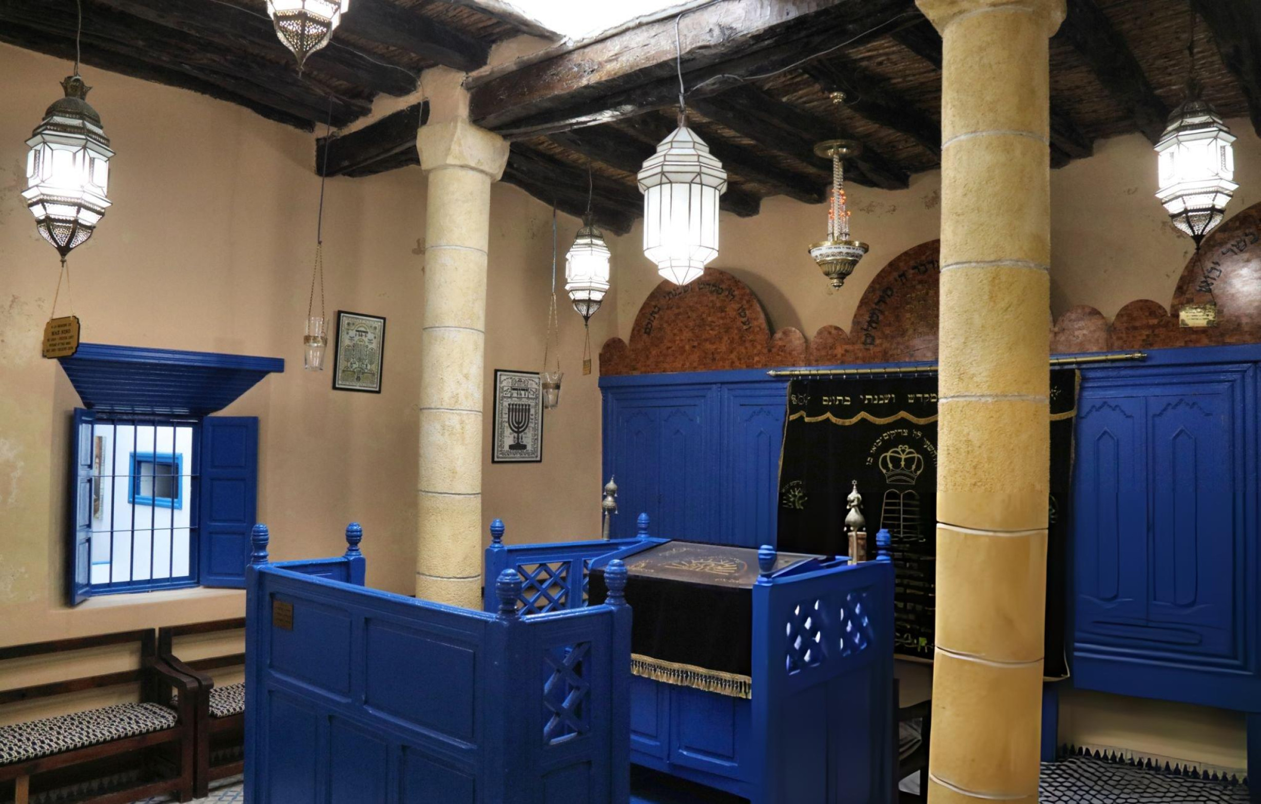Synagogue in Essaouira, Morocco